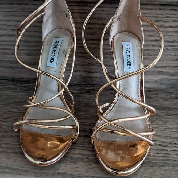 Steve Madden strappy sandals 7.5 woman - Picture 1 of 2